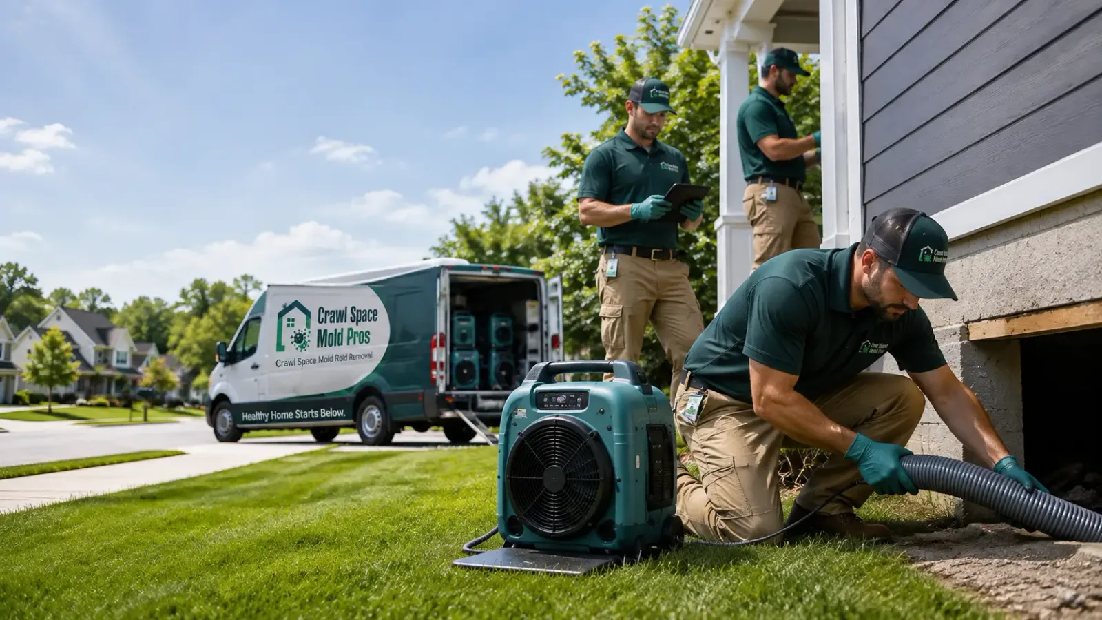 Crawl Space Mold Removal in Ione, OR